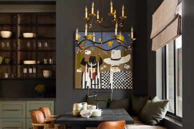 Inspiration for a southwestern dining room remodel in Phoenix