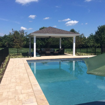 Classic Pool and Fire Pit