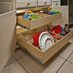 Pull Out Shelves for Base Kitchen Cabinets - Kitchen Drawer Organizers