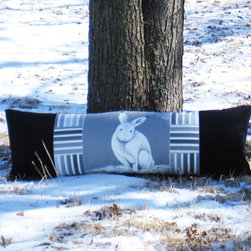 Pillow Alone On Snow - Decorative Pillows