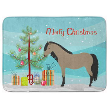 Caroline's Treasures Welsh Pony Horse Christmas Floor Mat
