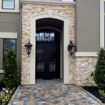 Golden White Quartzite Natural Ledge