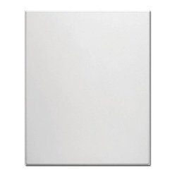 Plank with Radius Corners RTF Cabinet Doors from CabinetNow.com shown in Fashion - Kitchen Cabinetry