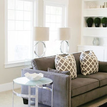 brown sofa
