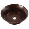 Copernicus Copper 16" Round Vessel Bath Sink with Ashfield Faucet Kit