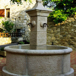 Landscaping Mediterranean Style - Outdoor Fountains And Ponds