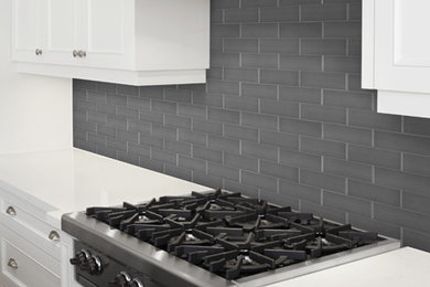 Example of a trendy kitchen design in Santa Barbara