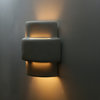 Caldwell Indoor Wall Light, Bisque Dark Gray