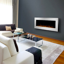 Dimplex - Dimplex 49-Inch Celebrity Linear Stainless Steel Wall Mount Electric Fireplace - Indoor Fireplaces