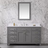Jasper 60" Bathroom Vanity, Gray