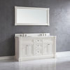 Art Bathe Avenue 63" Vanity Set With Solid Surface Quartz Top, White