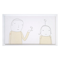 k studio - Heart on Sleeve Wall Art - Artwork