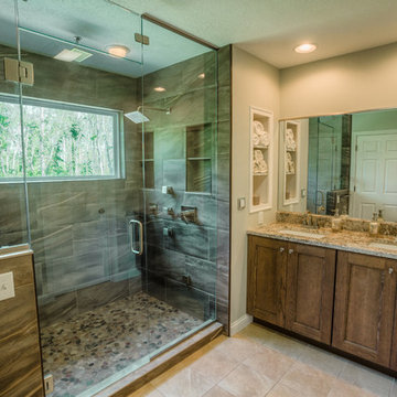 Battleground Contemporary Bathroom Remodel