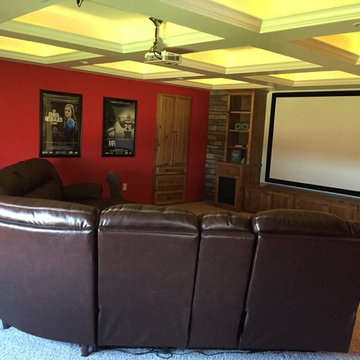 LeCenter Basement Oasis with a Theater Room Fit for a King