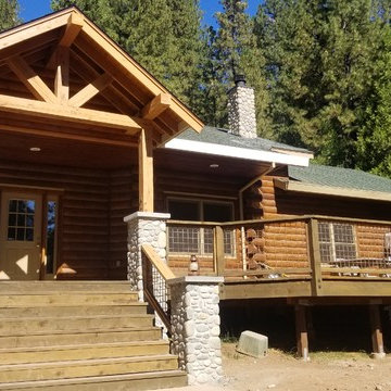 Complete remodel of log mountain home near Scotts Flat Nevada City ,CA