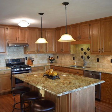 Travertine Backsplash Design & Assistance