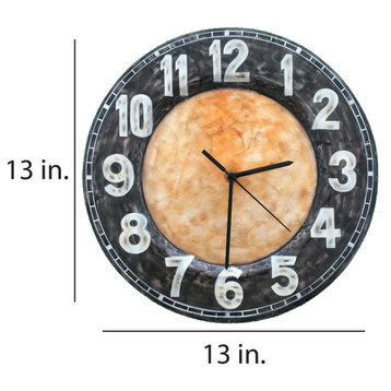 Clock with Black Rim