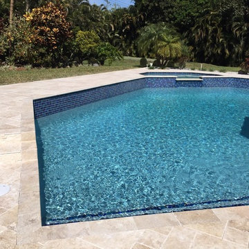 Travertine showcase