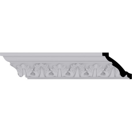 3 1/8"Hx3 1/2"Px4 3/4"Fx94 1/2"L Legacy Acanthus Leaf Crown Moulding