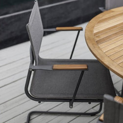 SWAY STACKING CHAIR (STAINLESS STEEL) - Dining Chairs