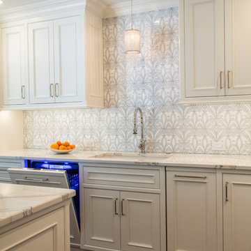 White Transitional Kitchen - Doylestown