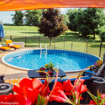 Hammond, WI Semi-In Ground Pool