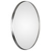 Uttermost Pursley Brushed Nickel Oval Mirror