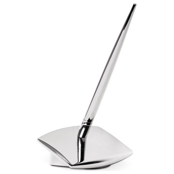 Silver Plated 8" Pen Stand