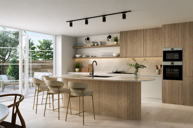 Photo of a scandi kitchen in Dorset.