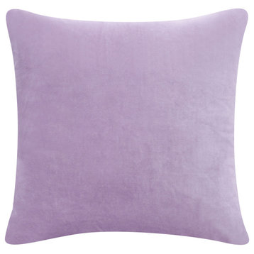Stacy Garcia Lilac Velvet Handmade Throw Pillow