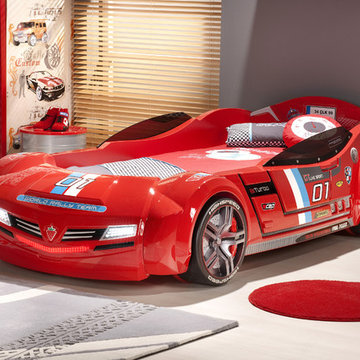 Car bed kids bedroom - Red Italia Car Bed