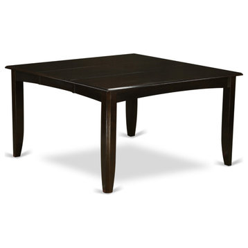 54" square Table-18" Butterfly Leafed, Cappuccino (Only Tabletop Available)