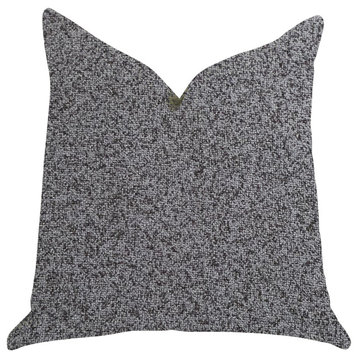 Gray Dove Luxury Throw Pillow in Gray Tones, Double Sided 20"x30" Queen