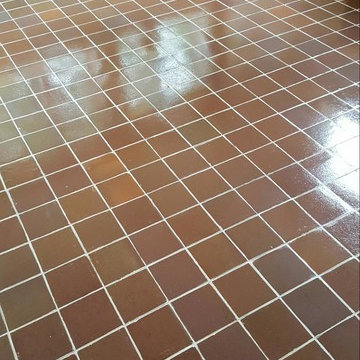 Grout Colouring and Cleaning for Quarry Tiles in Appleton