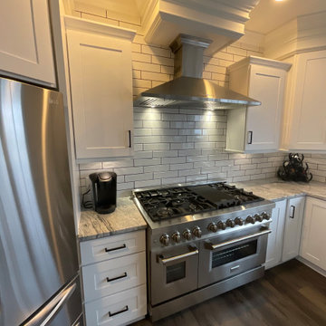 Before & After Shaker White Kitchen