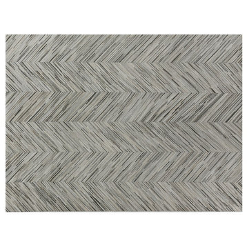 Exquisite Rugs, Natural Hide, Gray, 8'x11'