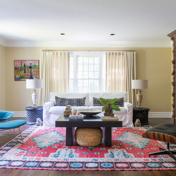 Traditional Colonial Living Room