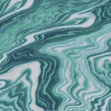 Teal Water Fantasy | Glass Mosaic | PIXL Mist Collection