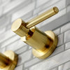 KS8027DL Two-Handle Wall Mount Tub Faucet, Brushed Brass