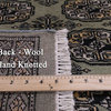 Green 2' 5" X 4' 10" Signed Silky Bokhara Handmade Wool Rug - Q21890