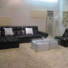 Black Leather Couch