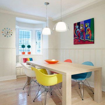 Kitchen and Dining Area - Modern Twist on Traditional Style