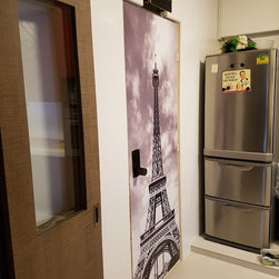 &ldquo;Paris Eiffel Tower" Bomb Shelter Door Art - Home Accessories & Decor