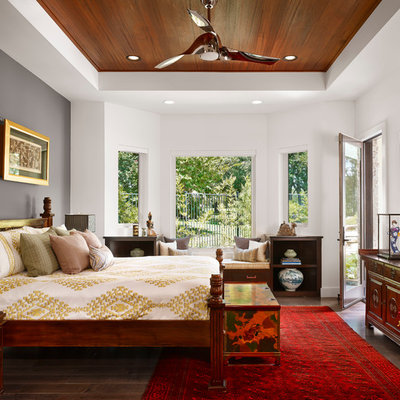 Asian home design photo in Austin