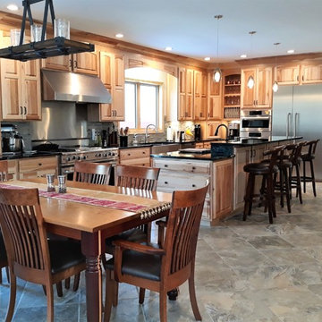Lyndeborough - Spacious Hickory Kitchen