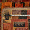 Lori Buft Patchwork Gabbeh Hand Knotted 8x10 Wool and Silk Oriental Rug