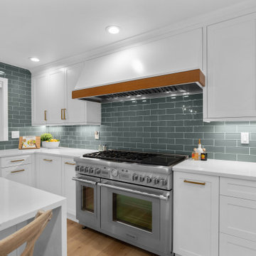 Spectacular Kitchen with Ingenious use of Hidden Spaces