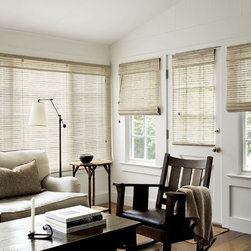Smith and Noble Natural Woven Flat Fold Shades - Window Treatments