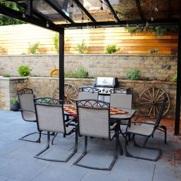 AFTER - Expanded patio footprint