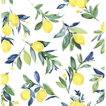 Lemon Drop Yellow Peel & Stick Wallpaper Bolt